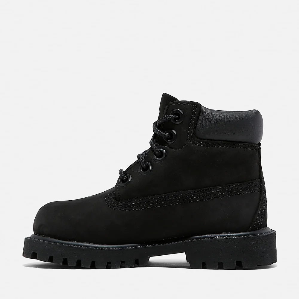 Toddler Timberland Black Leather Boots